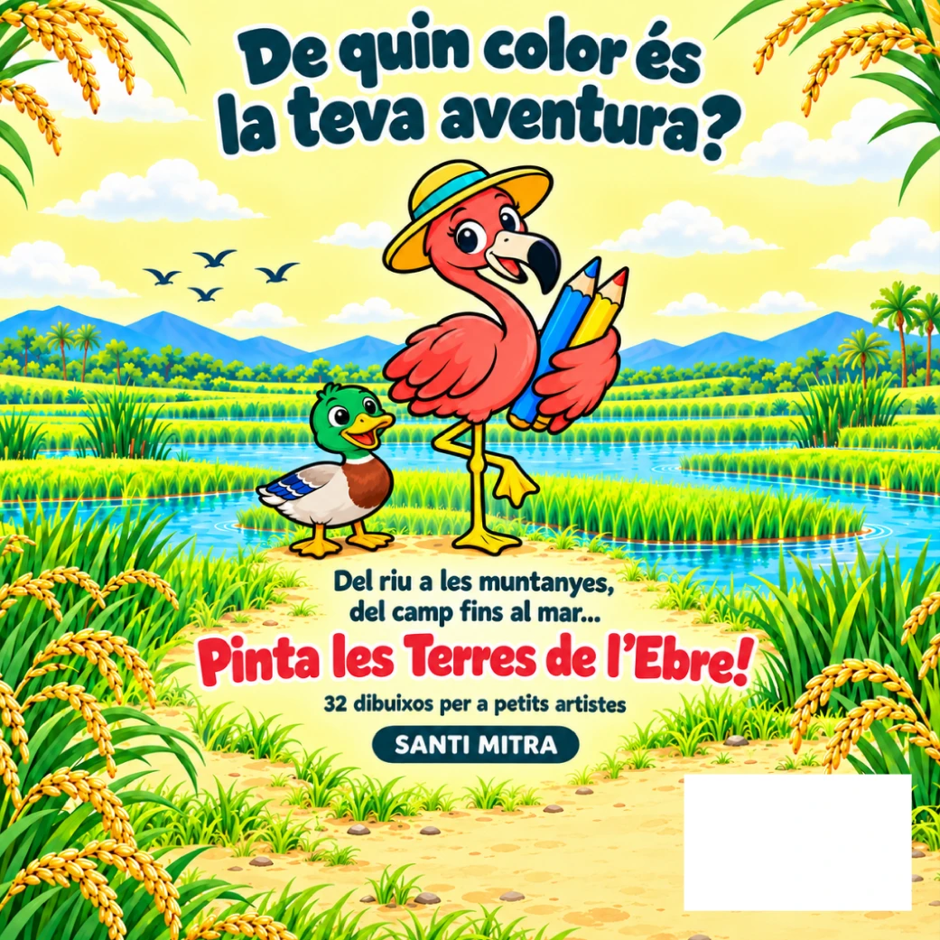 Contraportada actual de l’edició de 3 a 6 anys, amb en Flami i l’ànec