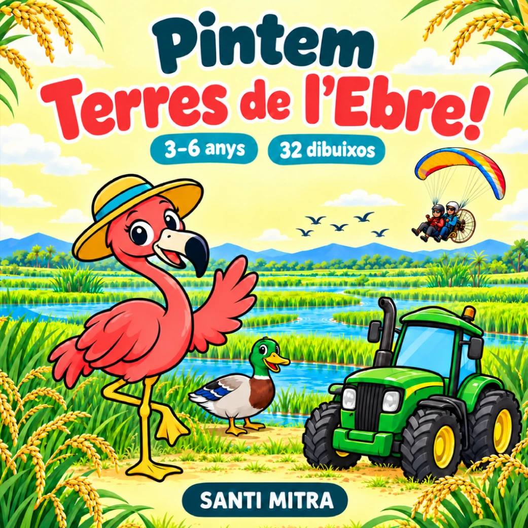Portada de Pintem Terres de l’Ebre!, 3–6 anys